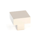 From The Anvil - Polished Nickel Albers Cabinet Knob - 30mm | Sku. 50694 | Trade Door Handles.