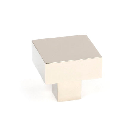 From The Anvil - Polished Nickel Albers Cabinet Knob - 30mm | Sku. 50694 | Trade Door Handles.