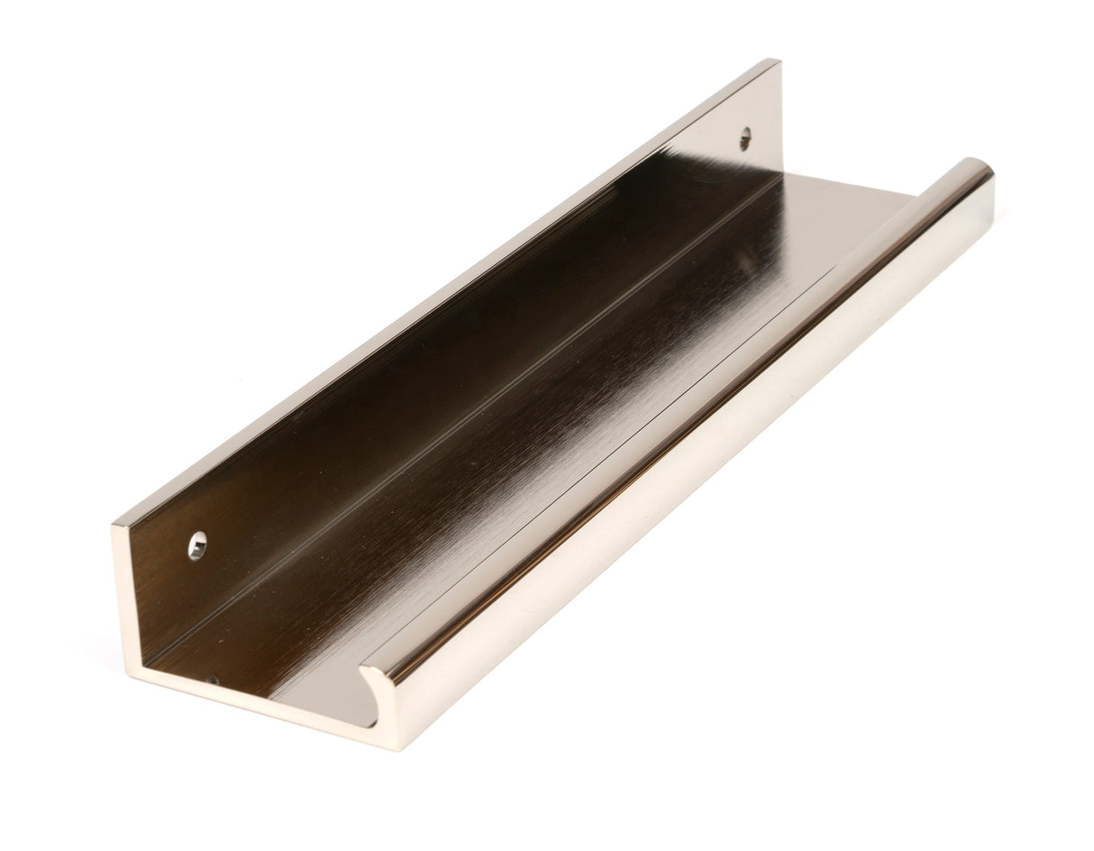 From The Anvil - Polished Nickel 200mm Plain Edge Pull | Sku. 50702 | Trade Door Handles.