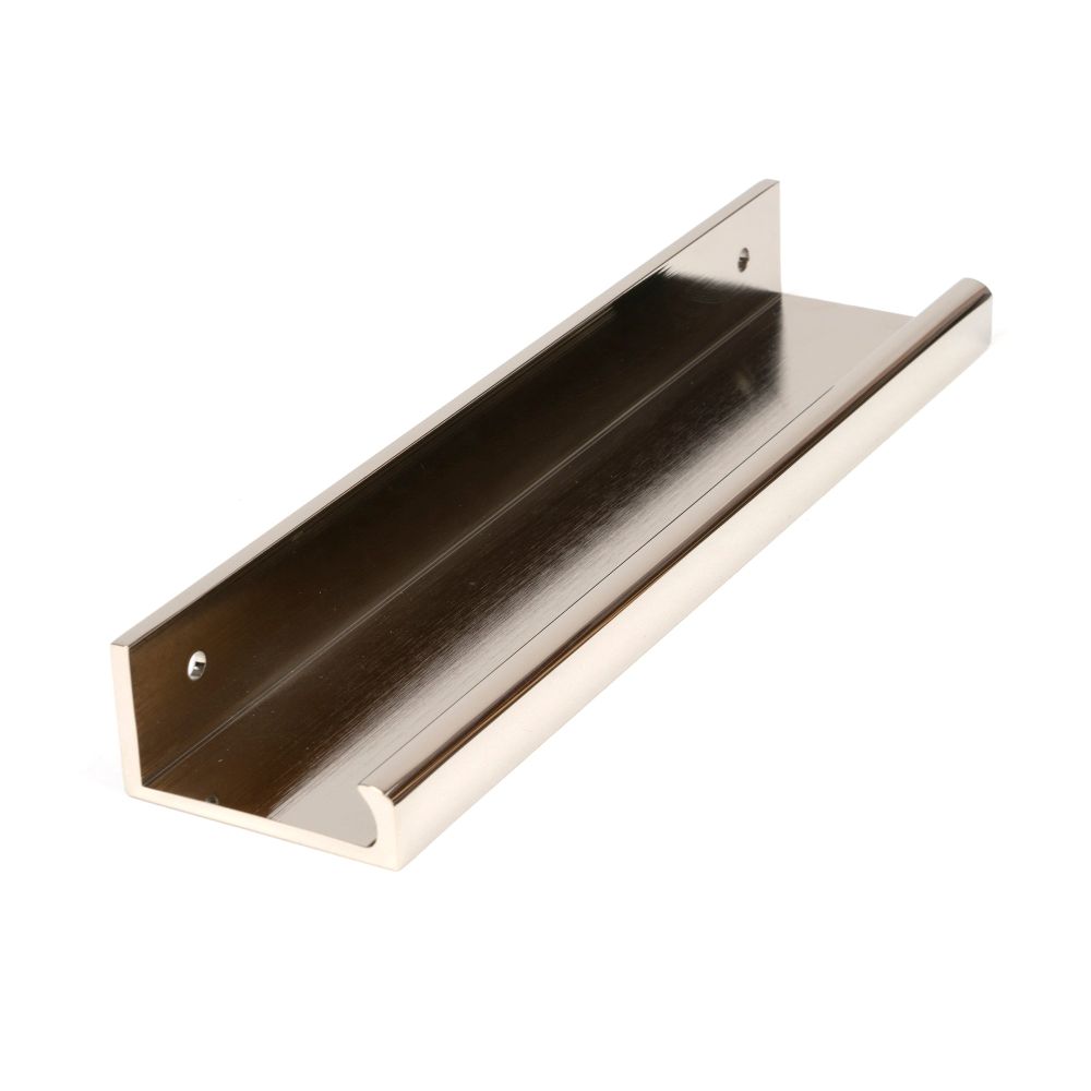 From The Anvil - Polished Nickel 200mm Plain Edge Pull | Sku. 50702 | Trade Door Handles.