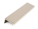 From The Anvil - Polished Nickel 200mm Plain Edge Pull | Sku. 50702 | Trade Door Handles.