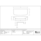 From The Anvil - Polished Nickel 100mm Moore Edge Pull | Sku. 50704 | Trade Door Handles.