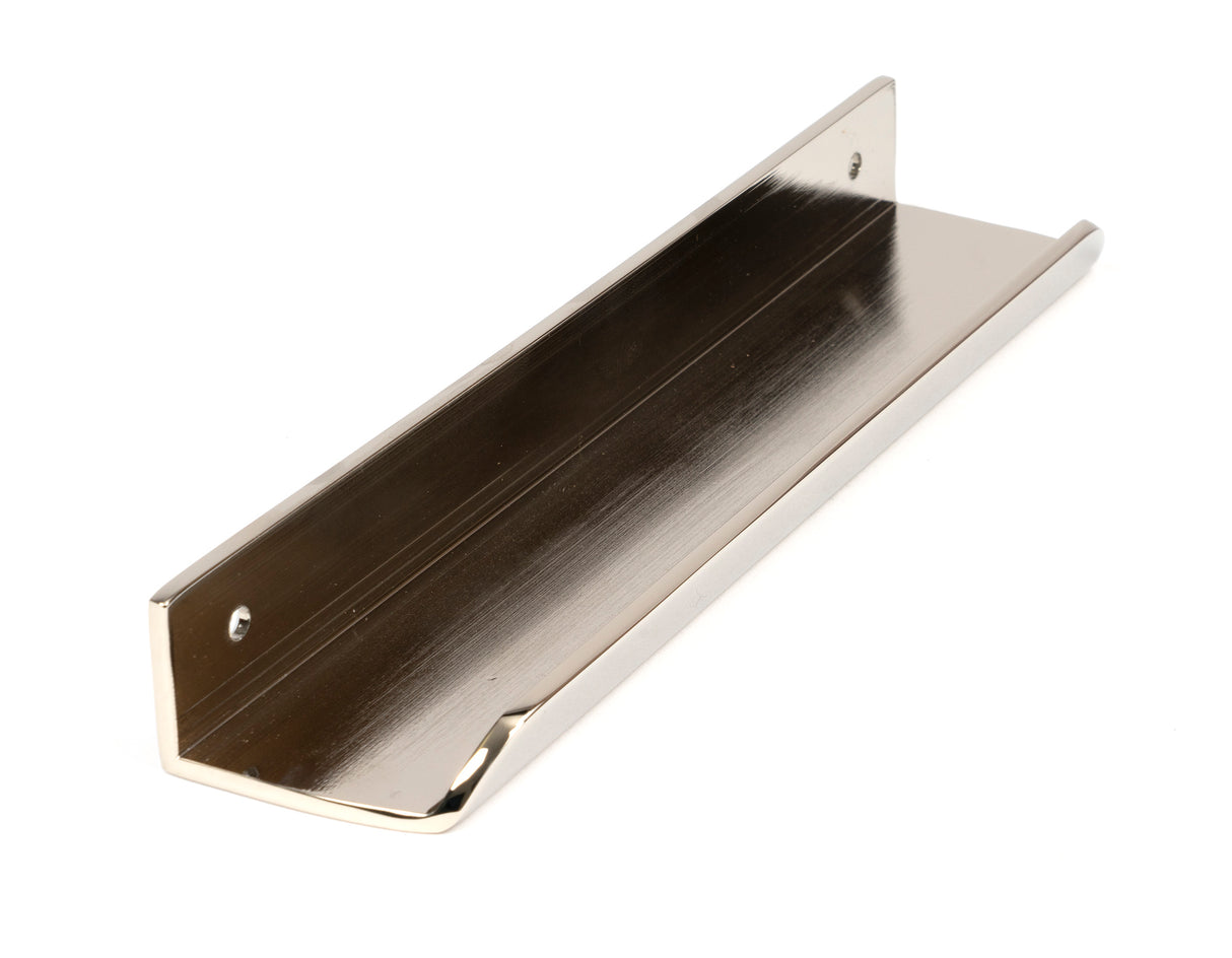 From The Anvil - Polished Nickel 200mm Moore Edge Pull | Sku. 50705 | Trade Door Handles.