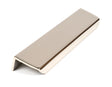 From The Anvil - Polished Nickel 200mm Moore Edge Pull | Sku. 50705 | Trade Door Handles.