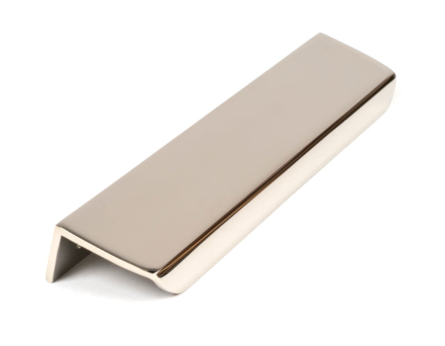 From The Anvil - Polished Nickel 200mm Moore Edge Pull | Sku. 50705 | Trade Door Handles.