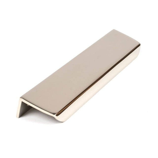 From The Anvil - Polished Nickel 200mm Moore Edge Pull | Sku. 50705 | Trade Door Handles.