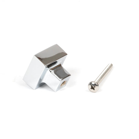 From The Anvil - Polished Chrome Albers Cabinet Knob - 25mm | Sku. 50706 | Trade Door Handles.