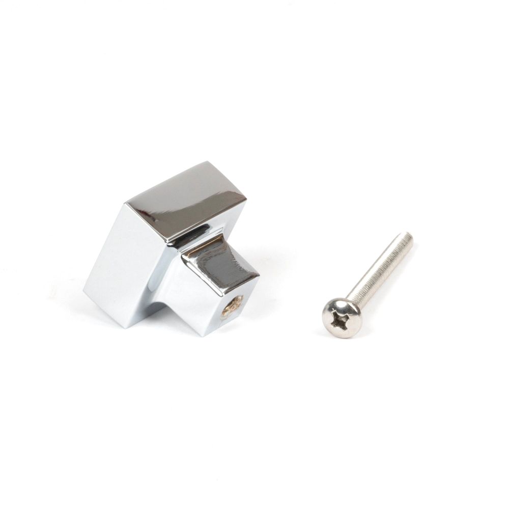From The Anvil - Polished Chrome Albers Cabinet Knob - 25mm | Sku. 50706 | Trade Door Handles.