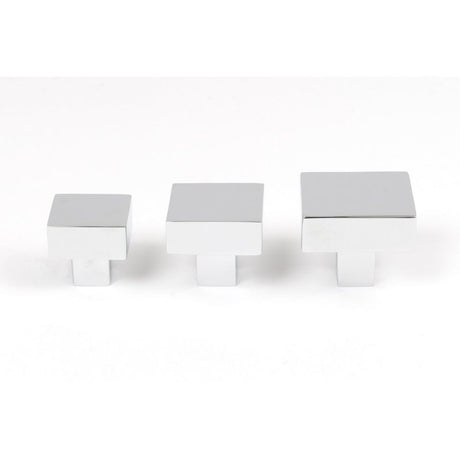 From The Anvil - Polished Chrome Albers Cabinet Knob - 25mm | Sku. 50706 | Trade Door Handles.