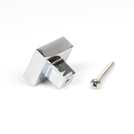 From The Anvil - Polished Chrome Albers Cabinet Knob - 30mm | Sku. 50707 | Trade Door Handles.