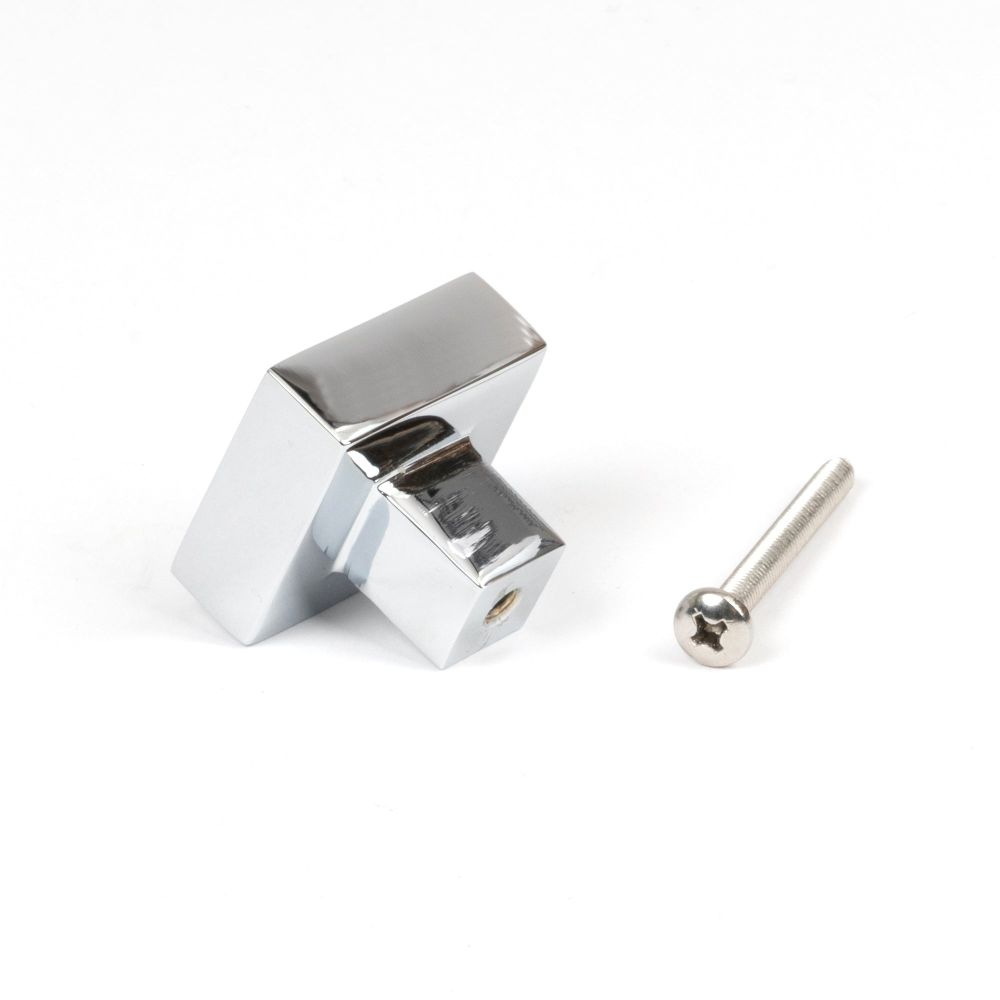 From The Anvil - Polished Chrome Albers Cabinet Knob - 30mm | Sku. 50707 | Trade Door Handles.