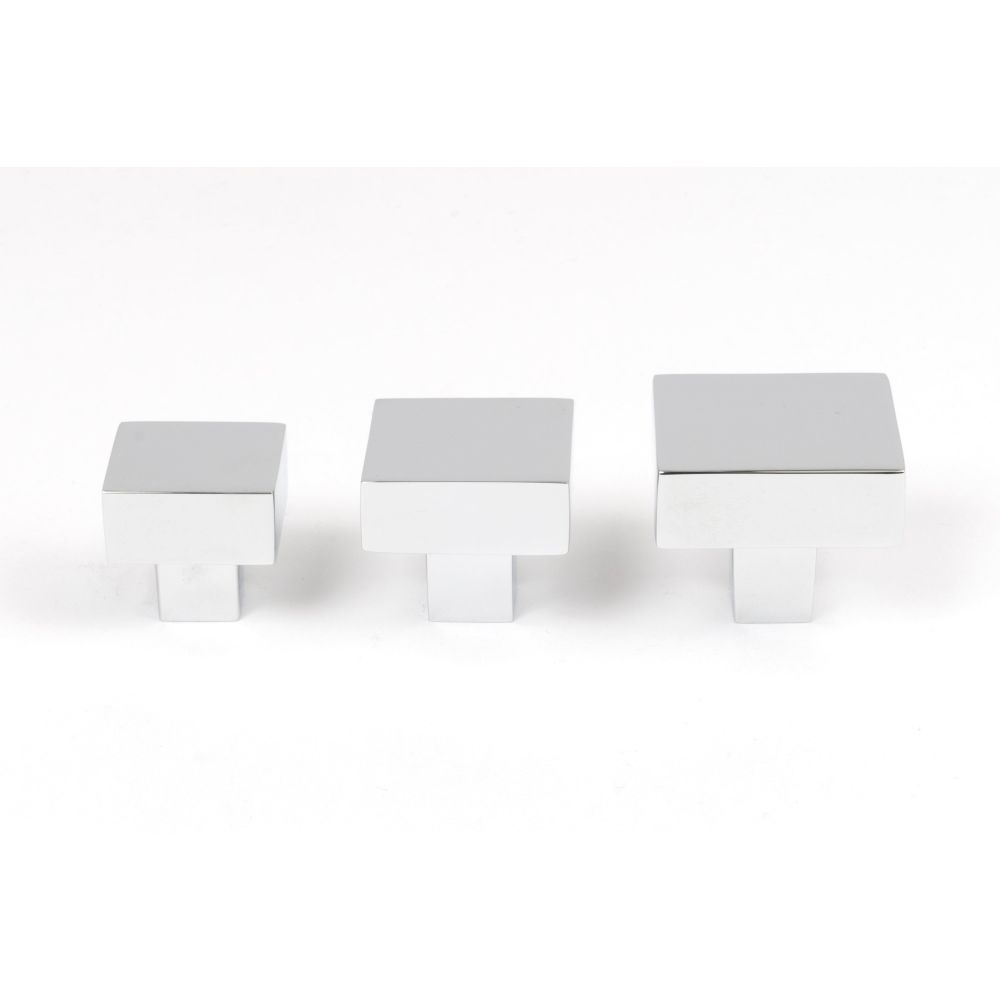 From The Anvil - Polished Chrome Albers Cabinet Knob - 30mm | Sku. 50707 | Trade Door Handles.