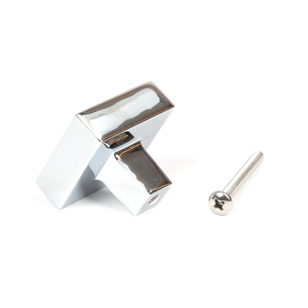From The Anvil - Polished Chrome Albers Cabinet Knob - 35mm | Sku. 50708 | Trade Door Handles.