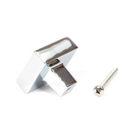 From The Anvil - Polished Chrome Albers Cabinet Knob - 35mm | Sku. 50708 | Trade Door Handles.