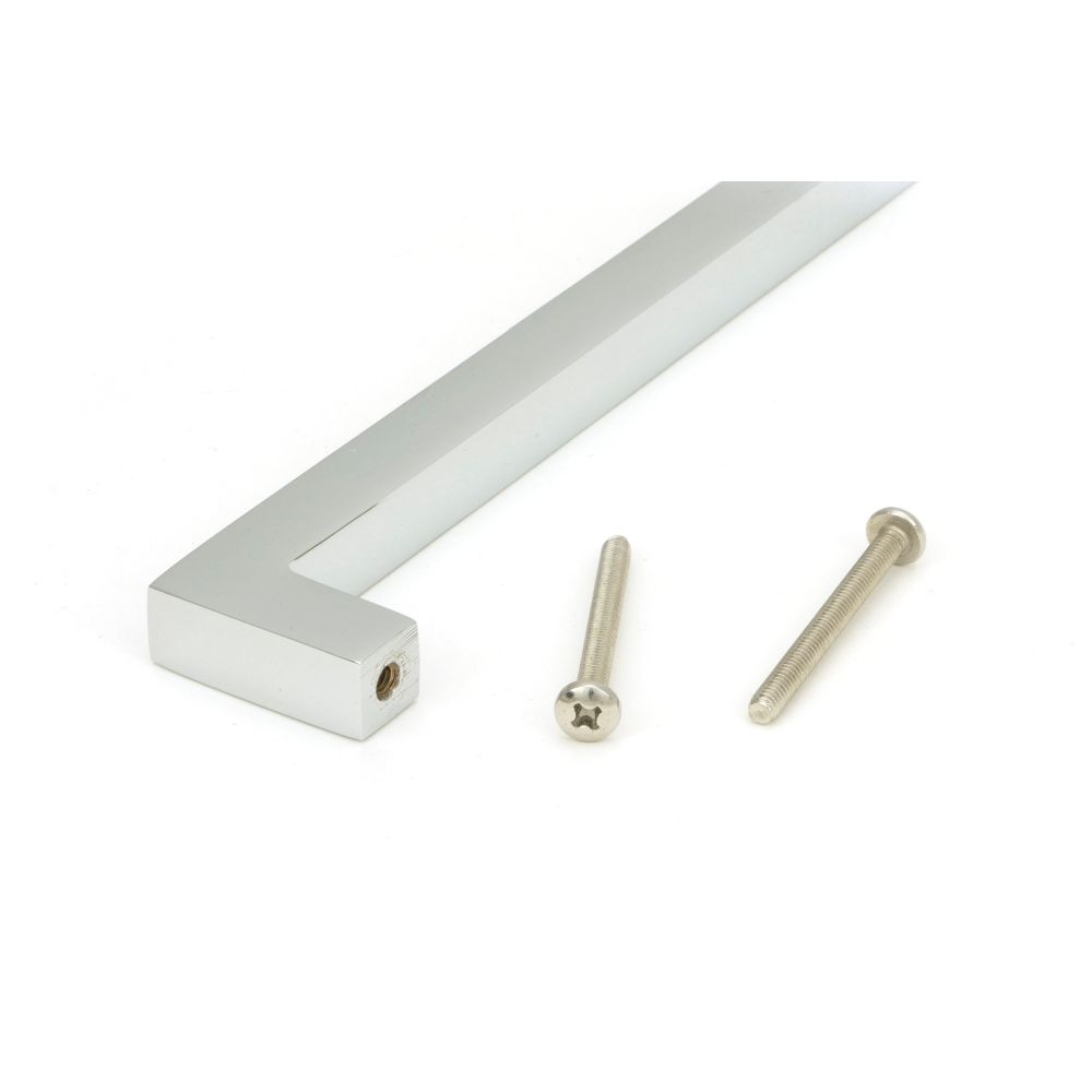 From The Anvil - Polished Chrome Albers Pull Handle - Small | Sku. 50710 | Trade Door Handles.
