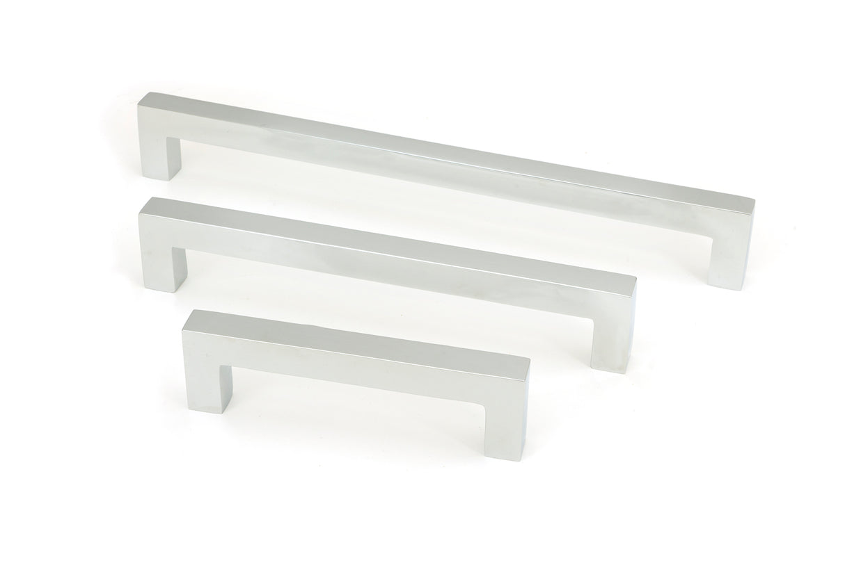 From The Anvil - Polished Chrome Albers Pull Handle - Small | Sku. 50710 | Trade Door Handles.