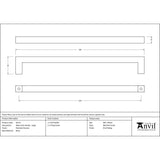 From The Anvil - Polished Chrome Albers Pull Handle - Large | Sku. 50712 | Trade Door Handles.