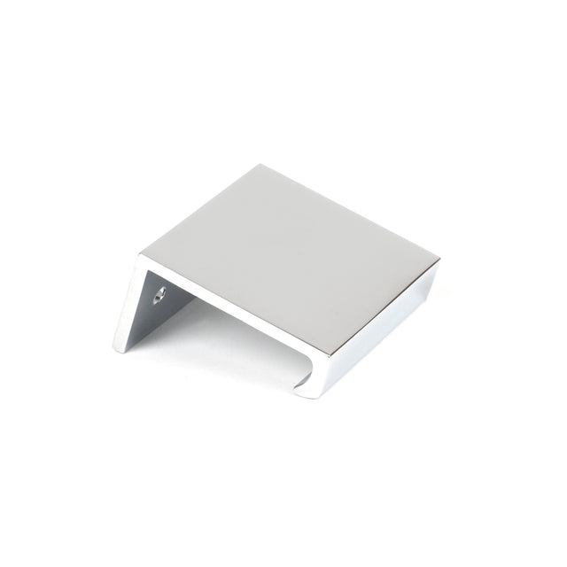From The Anvil - Polished Chrome 50mm Plain Edge Pull | Sku. 50713 | Trade Door Handles.