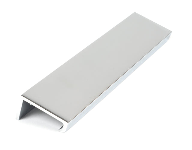 From The Anvil - Polished Chrome 200mm Plain Edge Pull | Sku. 50715 | Trade Door Handles.
