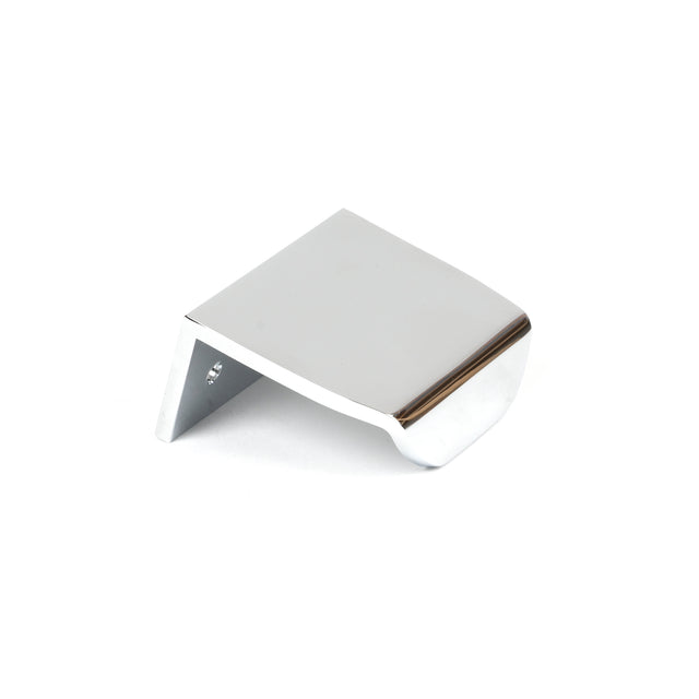 From The Anvil - Polished Chrome 50mm Moore Edge Pull | Sku. 50716 | Trade Door Handles.