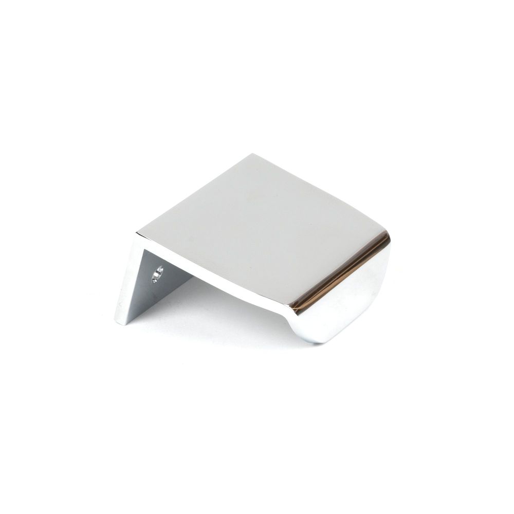 From The Anvil - Polished Chrome 50mm Moore Edge Pull | Sku. 50716 | Trade Door Handles.