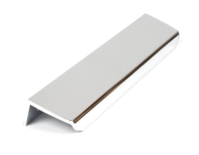 From The Anvil - Polished Chrome 200mm Moore Edge Pull | Sku. 50718 | Trade Door Handles.