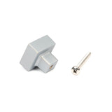 From The Anvil - Satin Chrome Albers Cabinet Knob - 25mm | Sku. 50719 | Trade Door Handles.