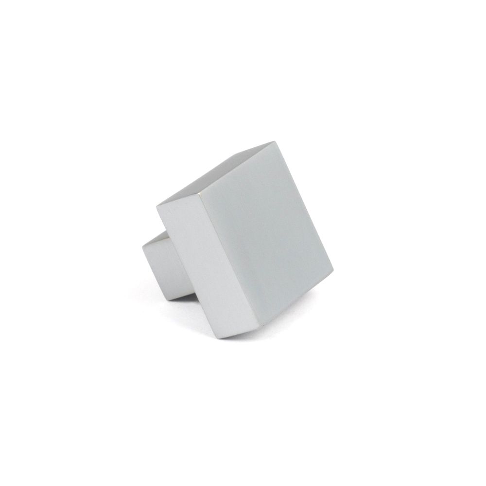 From The Anvil - Satin Chrome Albers Cabinet Knob - 30mm | Sku. 50720 | Trade Door Handles.