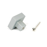 From The Anvil - Satin Chrome Albers Cabinet Knob - 30mm | Sku. 50720 | Trade Door Handles.