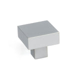 From The Anvil - Satin Chrome Albers Cabinet Knob - 30mm | Sku. 50720 | Trade Door Handles.