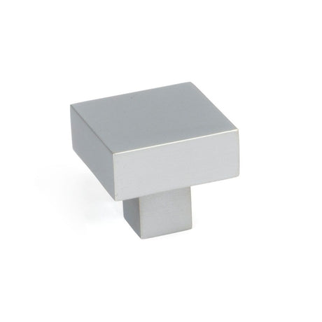 From The Anvil - Satin Chrome Albers Cabinet Knob - 30mm | Sku. 50720 | Trade Door Handles.