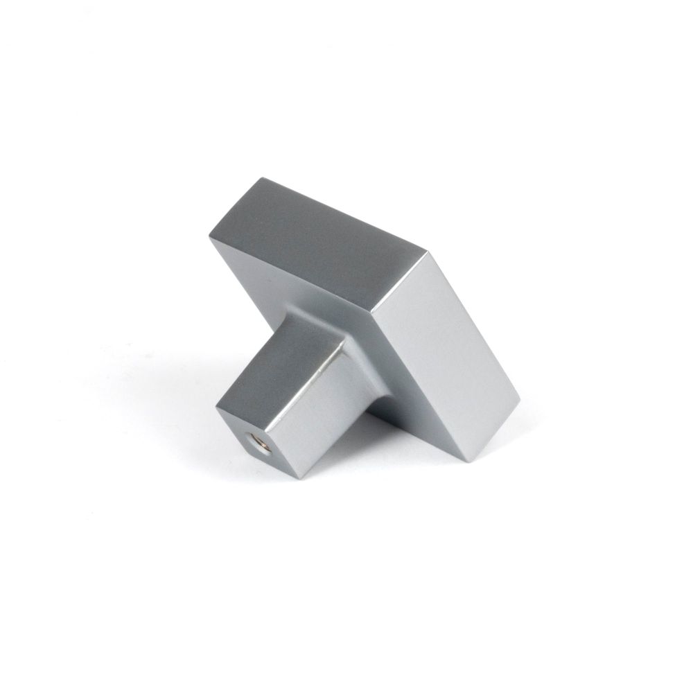 From The Anvil - Satin Chrome Albers Cabinet Knob - 35mm | Sku. 50721 | Trade Door Handles.