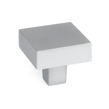 From The Anvil - Satin Chrome Albers Cabinet Knob - 35mm | Sku. 50721 | Trade Door Handles.