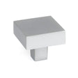 From The Anvil - Satin Chrome Albers Cabinet Knob - 35mm | Sku. 50721 | Trade Door Handles.