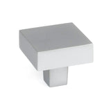 From The Anvil - Satin Chrome Albers Cabinet Knob - 35mm | Sku. 50721 | Trade Door Handles.