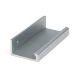 From The Anvil - Satin Chrome 100mm Plain Edge Pull | Sku. 50727 | Trade Door Handles.