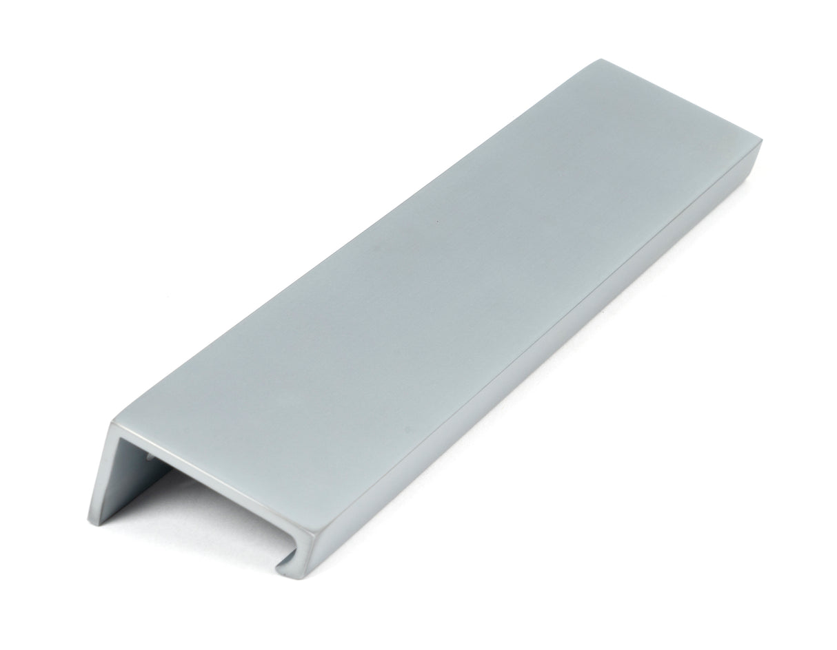 From The Anvil - Satin Chrome 200mm Plain Edge Pull | Sku. 50728 | Trade Door Handles.