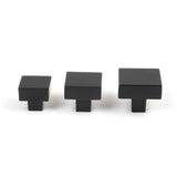 From The Anvil - Matt Black Albers Cabinet Knob - 25mm | Sku. 50732 | Trade Door Handles.