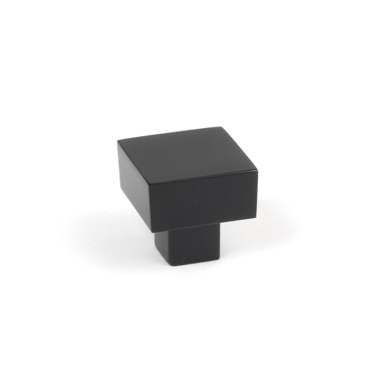 From The Anvil - Matt Black Albers Cabinet Knob - 25mm | Sku. 50732 | Trade Door Handles.