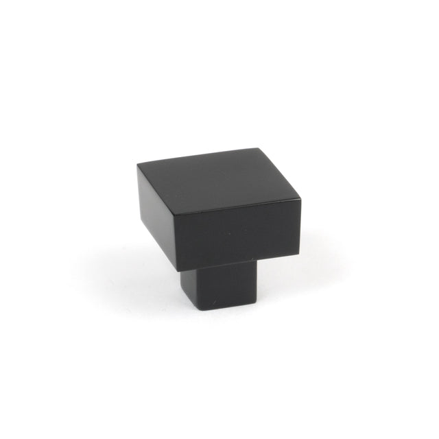 From The Anvil - Matt Black Albers Cabinet Knob - 25mm | Sku. 50732 | Trade Door Handles.
