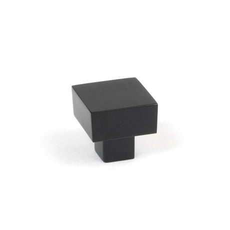 From The Anvil - Matt Black Albers Cabinet Knob - 25mm | Sku. 50732 | Trade Door Handles.
