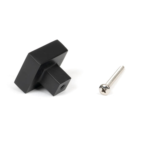From The Anvil - Matt Black Albers Cabinet Knob - 30mm | Sku. 50733 | Trade Door Handles.