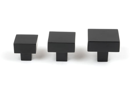From The Anvil - Matt Black Albers Cabinet Knob - 30mm | Sku. 50733 | Trade Door Handles.