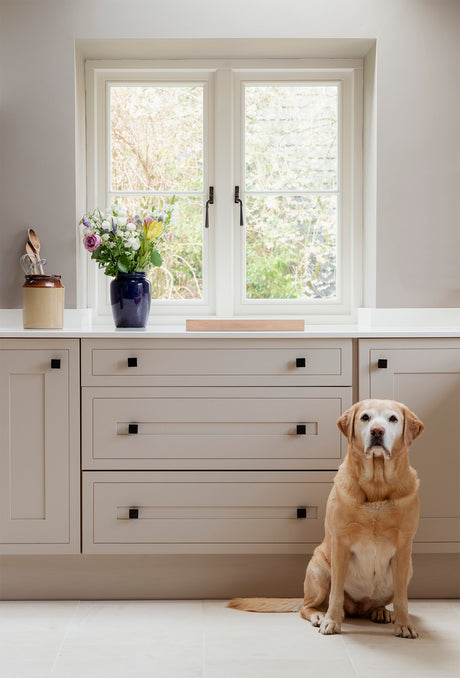 From The Anvil - Matt Black Albers Cabinet Knob - 30mm | Sku. 50733 | Trade Door Handles.