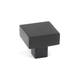 From The Anvil - Matt Black Albers Cabinet Knob - 30mm | Sku. 50733 | Trade Door Handles.