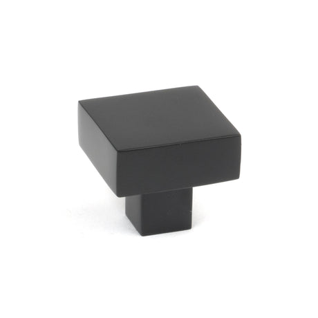 From The Anvil - Matt Black Albers Cabinet Knob - 30mm | Sku. 50733 | Trade Door Handles.
