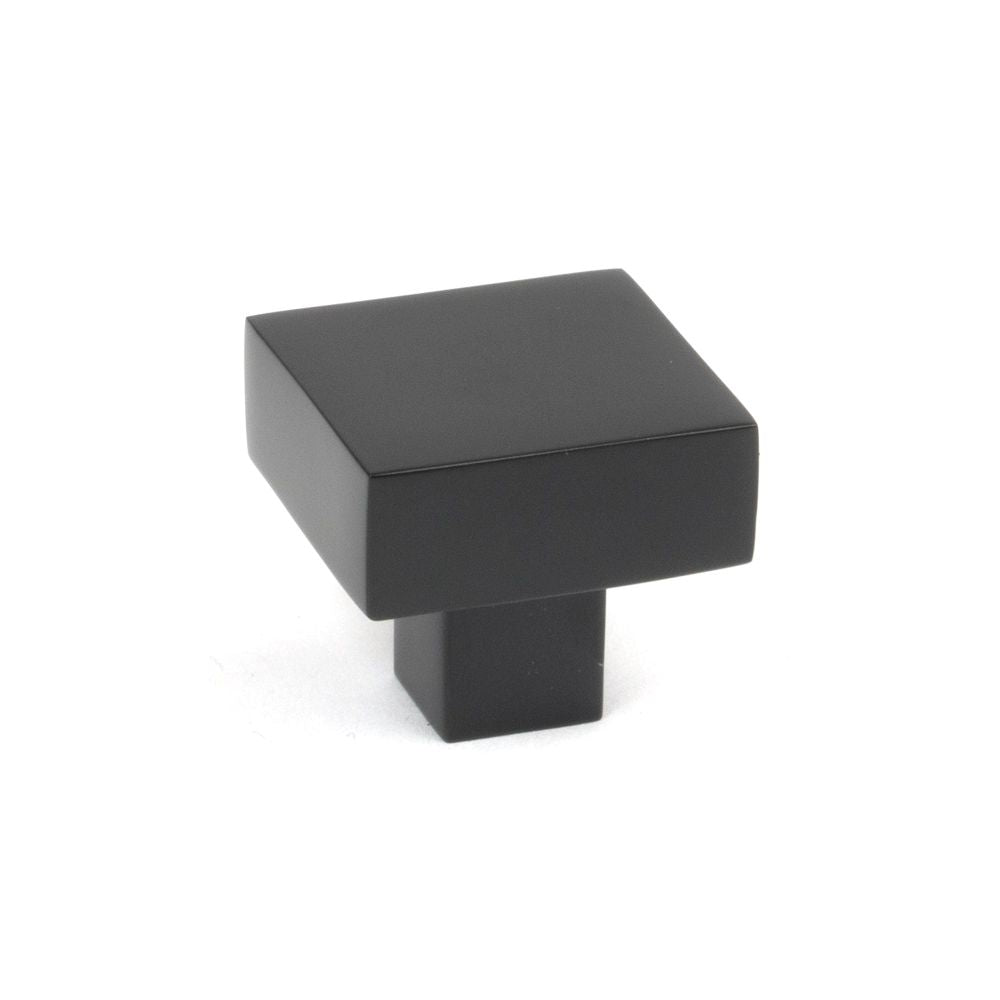 From The Anvil - Matt Black Albers Cabinet Knob - 30mm | Sku. 50733 | Trade Door Handles.