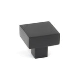 From The Anvil - Matt Black Albers Cabinet Knob - 30mm | Sku. 50733 | Trade Door Handles.