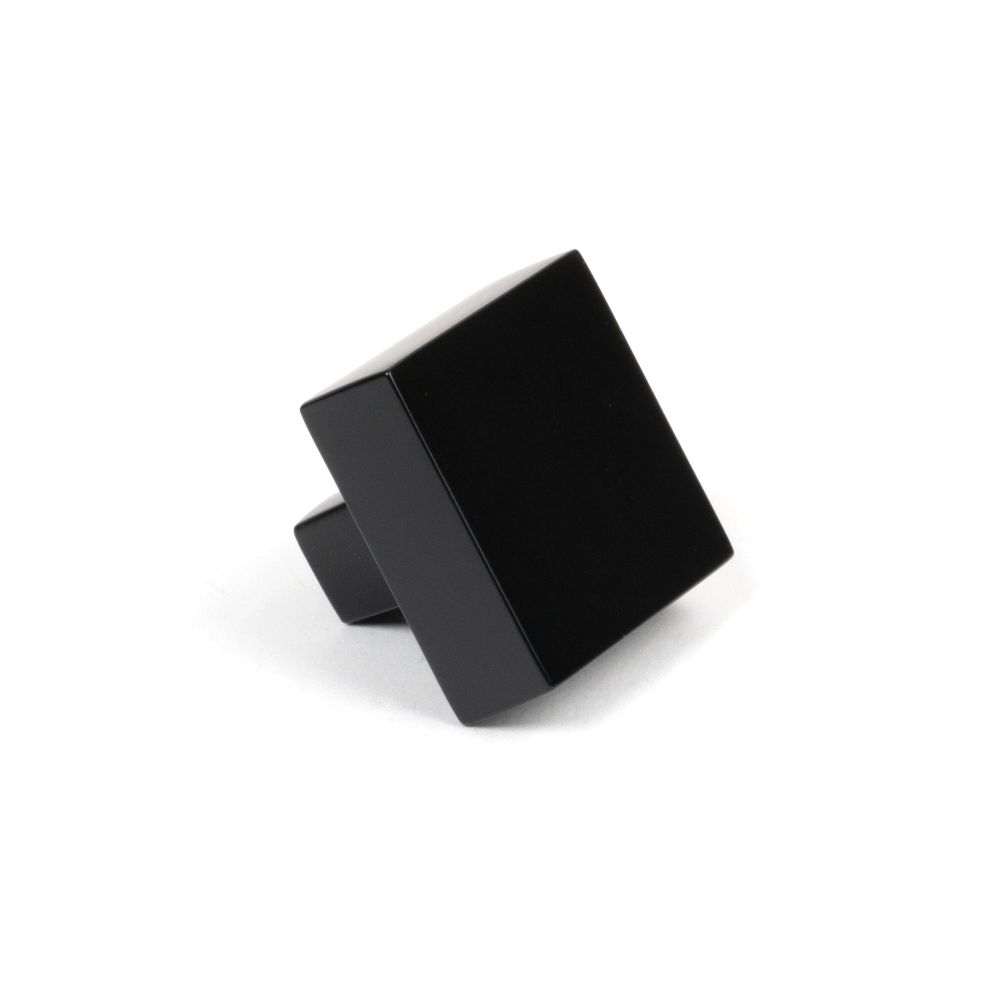 From The Anvil - Matt Black Albers Cabinet Knob - 35mm | Sku. 50734 | Trade Door Handles.