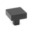 From The Anvil - Matt Black Albers Cabinet Knob - 35mm | Sku. 50734 | Trade Door Handles.